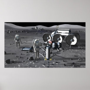 Poster Futures missions 5 d'exploration d'espace