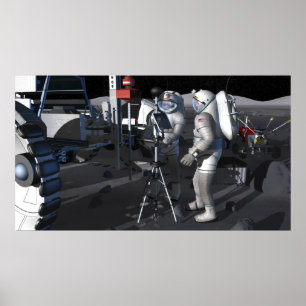 Poster Futures missions 8 d'exploration d'espace