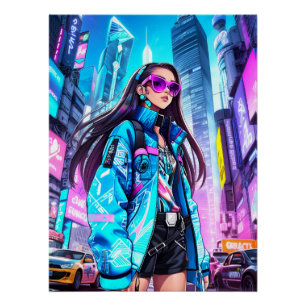 Poster Futuriste Pop Star 0002