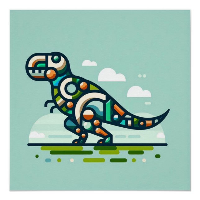 Poster G T-Rex (Devant)