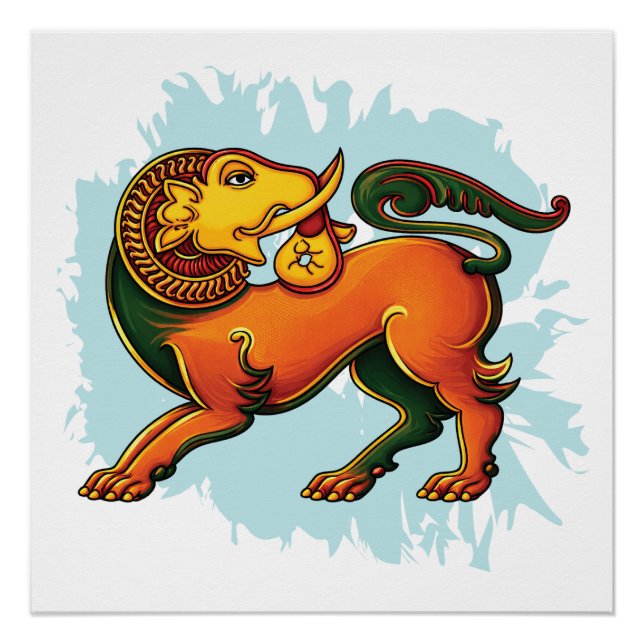 Poster Gajasinha – Mythical Guardian of Strength (Devant)