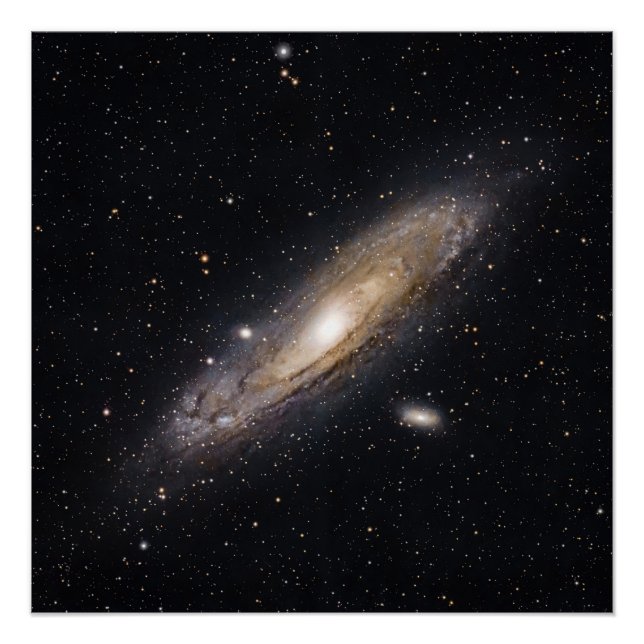 Poster Galaxie d'Andromède | Photographie spatiale (Devant)
