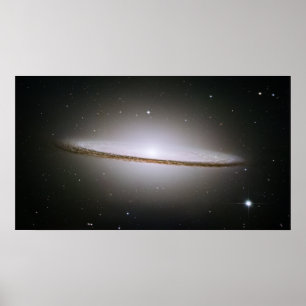 Poster Galaxie de sombrero