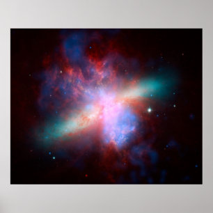 Poster Galaxie de Starburst
