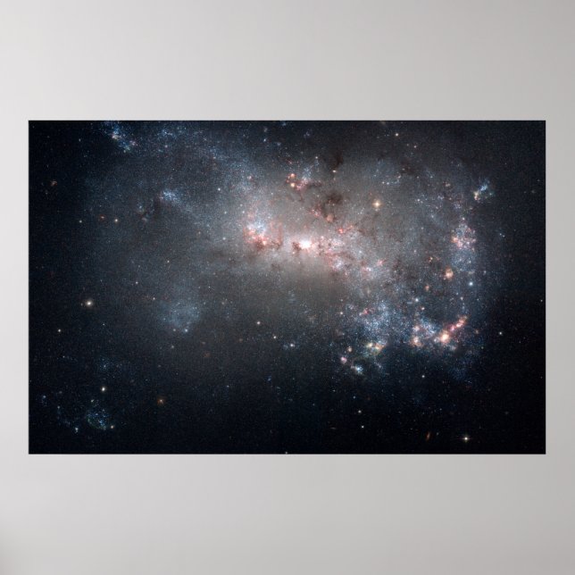 Poster Galaxie naine NGC 4449 (Devant)