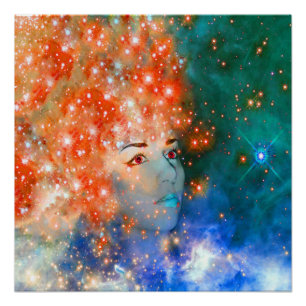 Poster Galaxie rouge