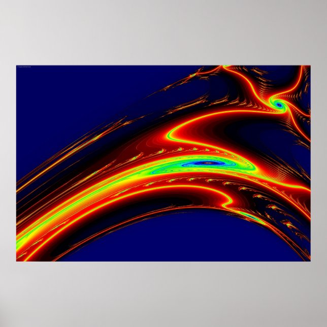 Poster Galaxies fractales (Devant)