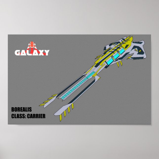 Poster Galaxy Borealis (Devant)