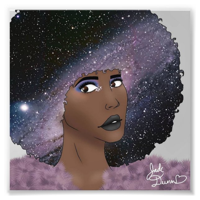 Poster Galaxy Girl (Devant)