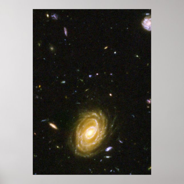 Poster Galaxy HUDF-JD2 du champ ultra profond de Hubble (Devant)