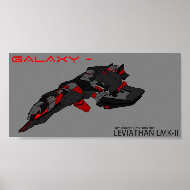 Poster Galaxy Leviathan LMK III (qualité inférieur (Devant)