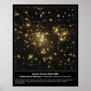 Poster GalaxyClusterAbell1689-2003-01a