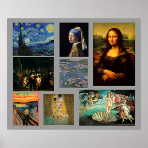 Poster Galerie d'art de chef d'oeuvre