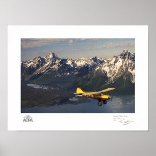 Poster Galerie d'excursions Husky Tetons
