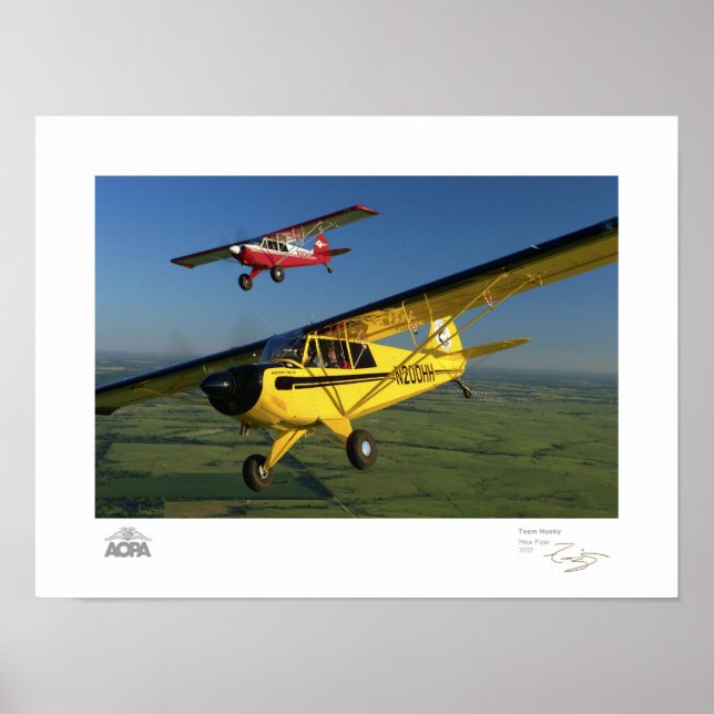 Poster Galerie Team Husky (Devant)