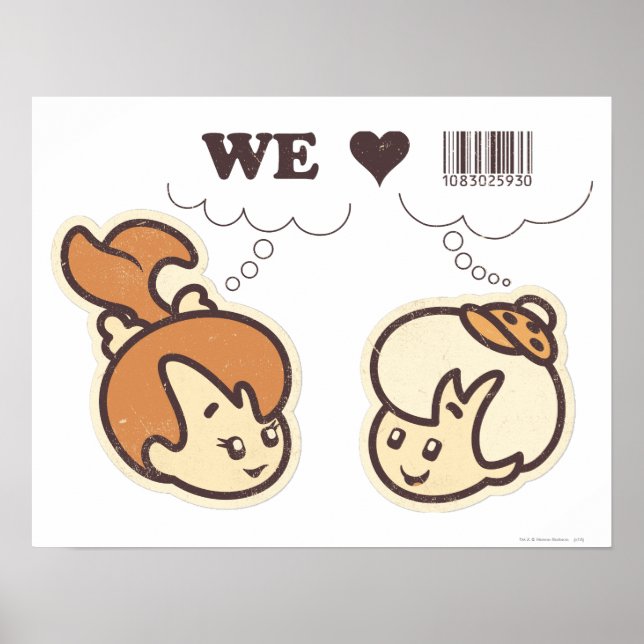 Poster Galets et Bam Bam We Love (Devant)