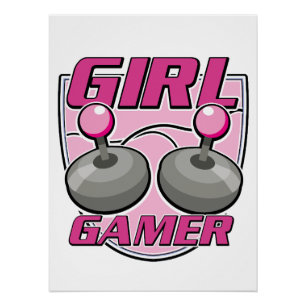 Poster Gamer fille