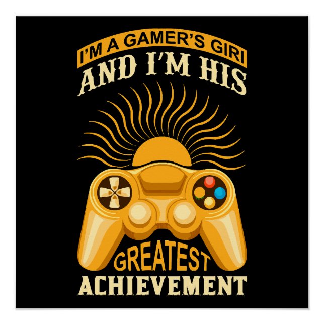 Poster Gamer girl (Devant)
