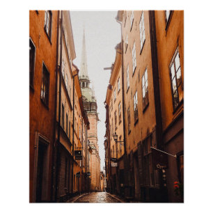 Poster Gamla Stan, Stockholm, Suède