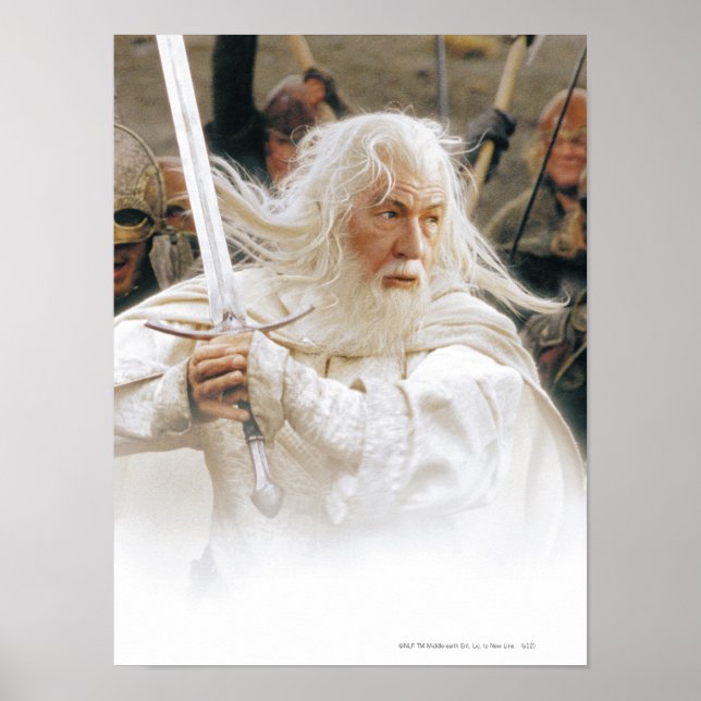 Poster GANDALF™ Combattre avec épée (Devant)