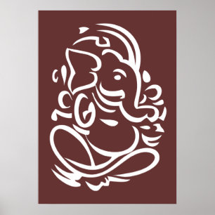Poster Ganesha - Signe de Dieu hindoue