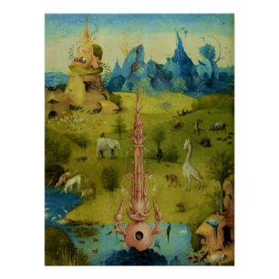 Poster Garden of Eden - Hieronymus Bosch