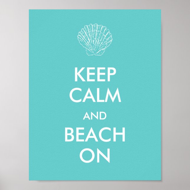 Poster - GARDER CALM BEACH (Devant)