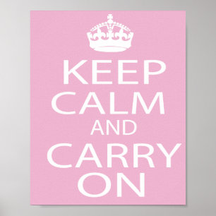 Poster Gardez le calme et continuez sur les cadeaux - Pos