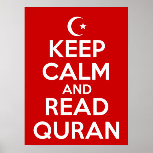 Poster Gardez le Quran lu par calme