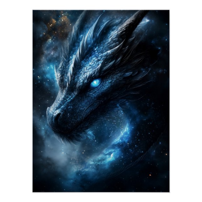 Poster Gardien des étoiles du dragon cosmique (Devant)