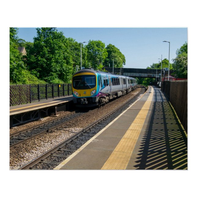 Poster Gare de Deighton, Huddersfield (Devant)