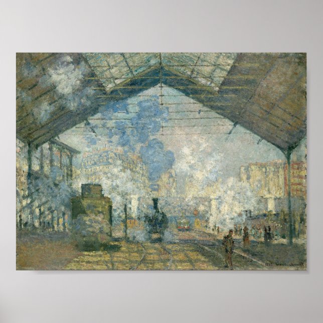 Poster Gare Saint-Lazare - Claude Monet (Devant)