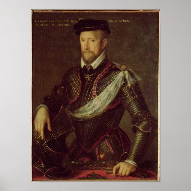 Poster Gaspard II of Coligny  Admiral of France (Devant)