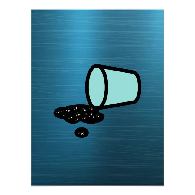 Poster Gaspillage de l'Espace - Infini renversé (Devant)