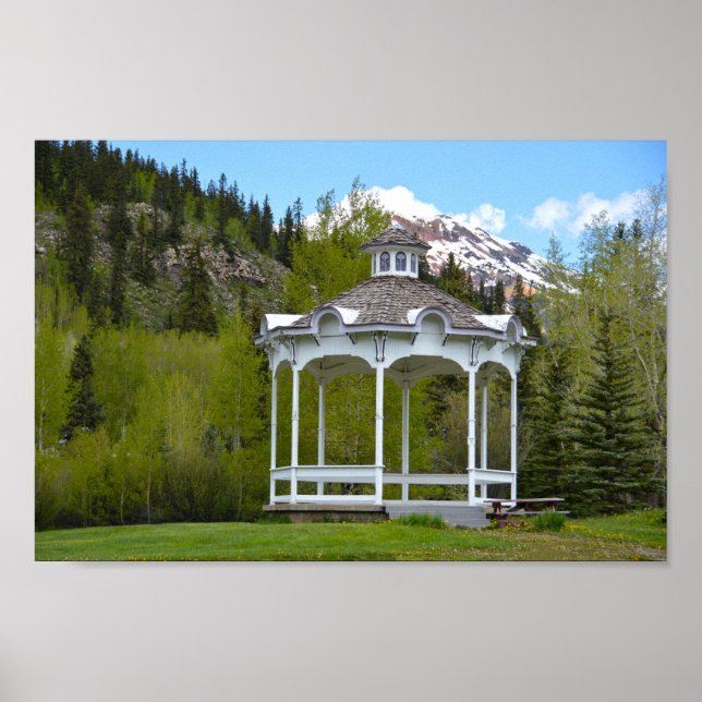 Poster Gazebo, Silverton, Colorado (Devant)