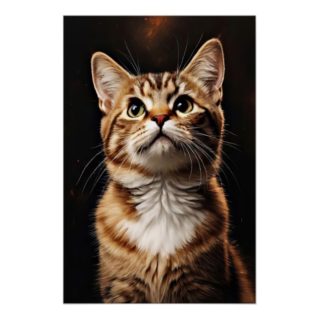 Poster Gazon Feline (Devant)