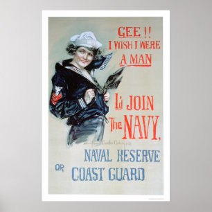 Poster Gee ! ! Je souhaite que j'aie été un homme