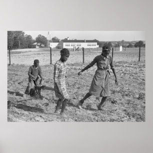 Poster Gee's Bend Garden, années 1930