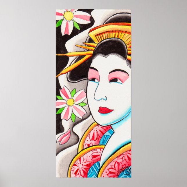 Poster Geisha (Devant)