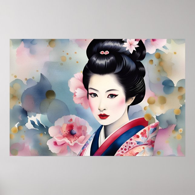 Poster Geisha (Devant)