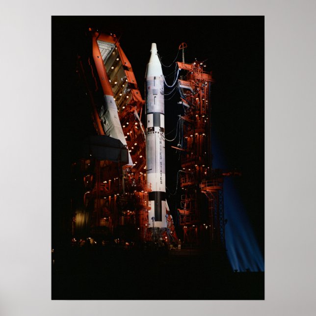 Poster Gemini 3 sur le panneau de lancement (Devant)