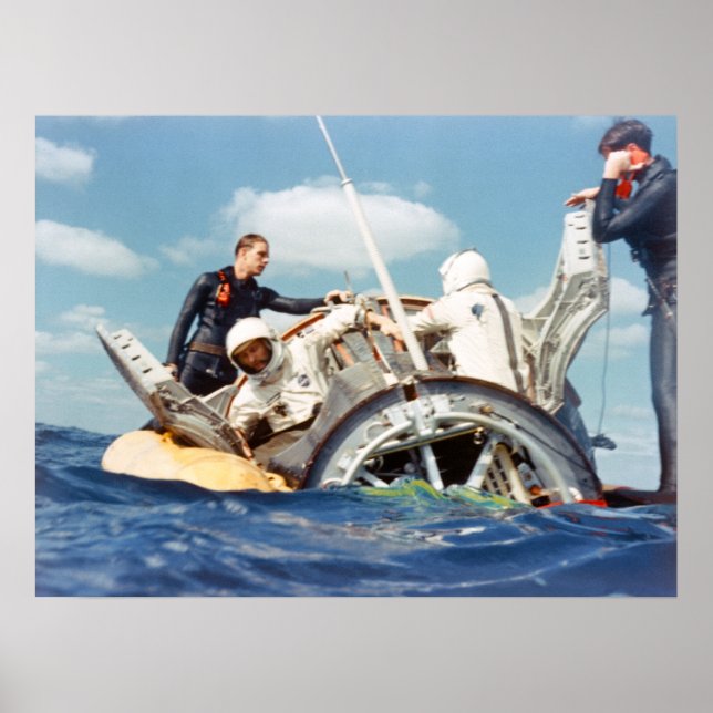 Poster Gemini 6A Splashdown & Recovery (Devant)