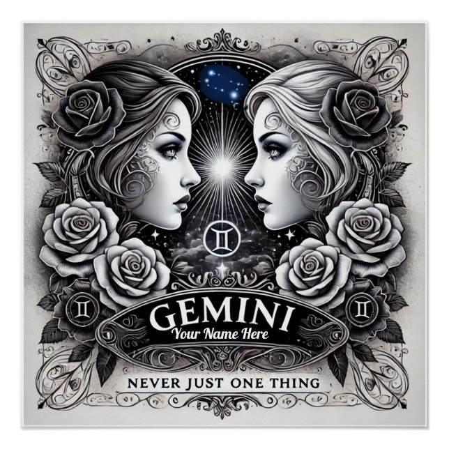 Poster Gemini "Jamais qu'une seule chose" (Devant)
