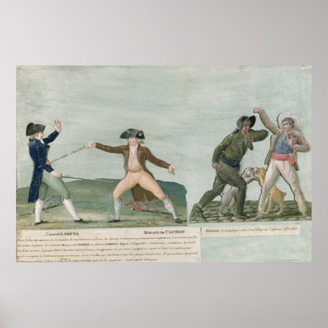 Poster Général Charles Lameth et Charles Eugene (Devant)