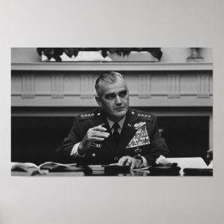 Poster Général William Westmoreland - Guerre du Vietnam