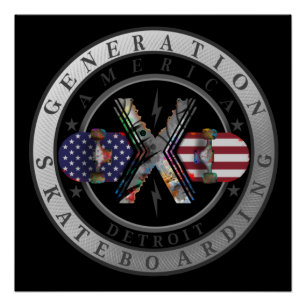 Poster Génération X Detroit