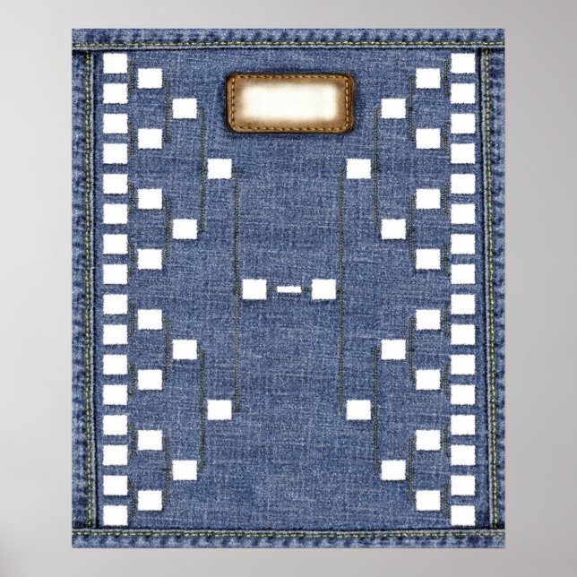 Poster Gènes bleus : Arbre de famille de 6 générations (Devant)