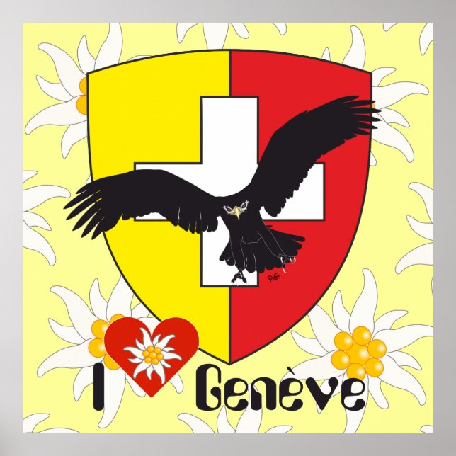 Poster Genève / Genève Suisse Svizzera (Devant)