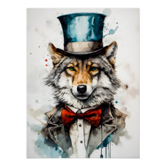 Poster Gentleman Wolf