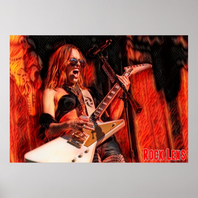 POSTER GENUINE ROCK LENS POTER (Devant)